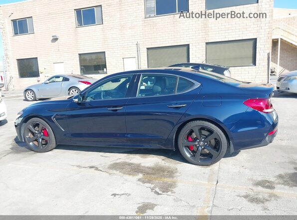 KMTG34LE1LU053230 2020 GENESIS G70 Blue სალონის 360-გრადუსიანი ხედი