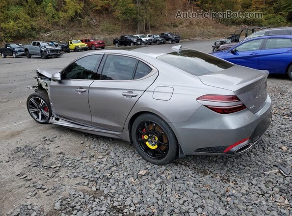 KMTG34SC4SU145334 2025 GENESIS G70 Silver Задня ліва чверть