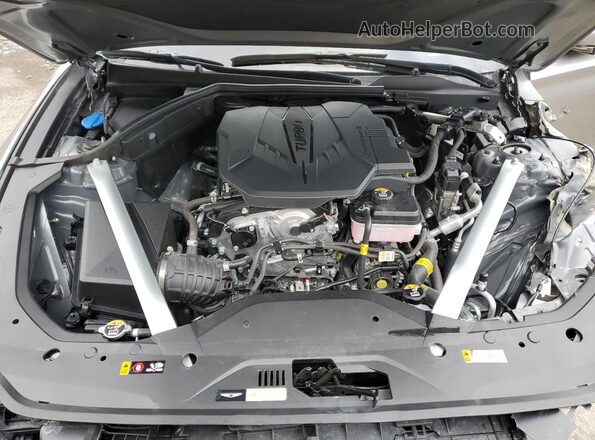 KMTG34SC4SU145334 2025 GENESIS G70 Silver Вид задньої частини салону