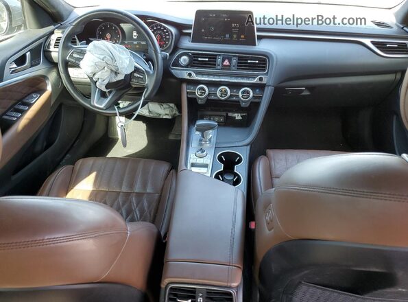 KMTG44LA0LU051074 2020 GENESIS G70 Gray Widok deski rozdzielczej
