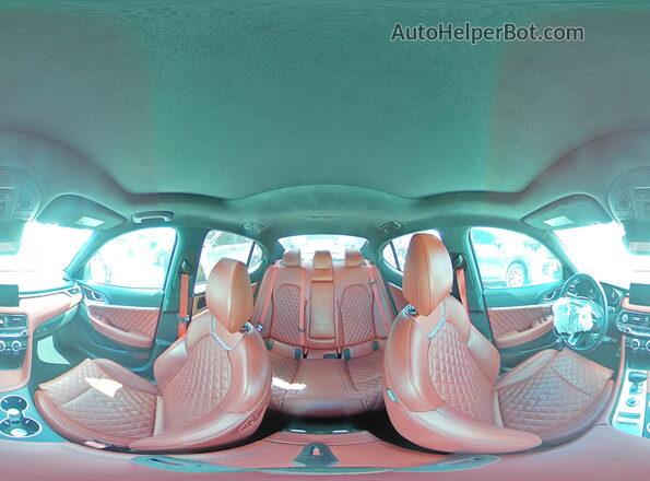KMTG54TEXPU121587 2023 GENESIS G70 Silver Vista interior de 360 grados