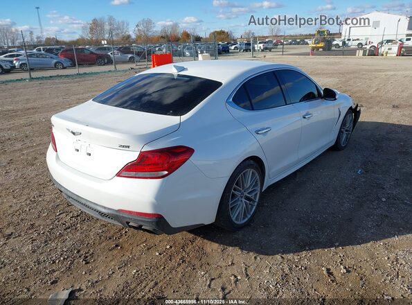 KMTG64LA6LU062252 2020 GENESIS G70 White Rear right