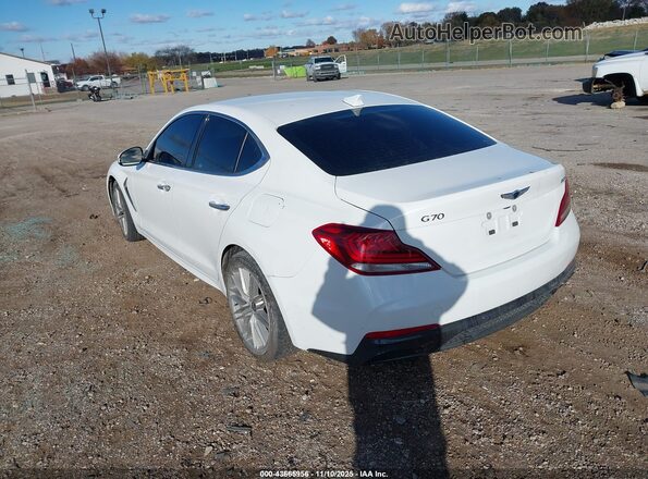 KMTG64LA6LU062252 2020 GENESIS G70 White Rear left