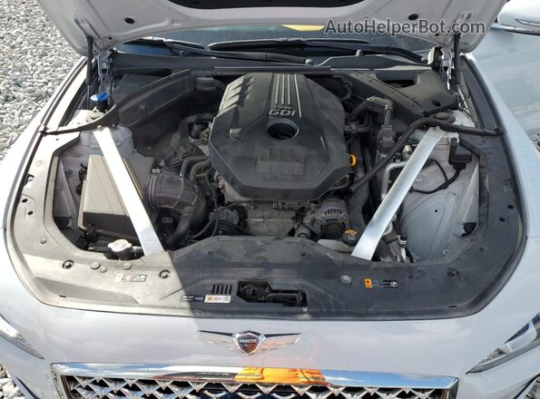 KMTG64LA7LU060008 2020 GENESIS G70 Gray უკანა სალონის ხედი