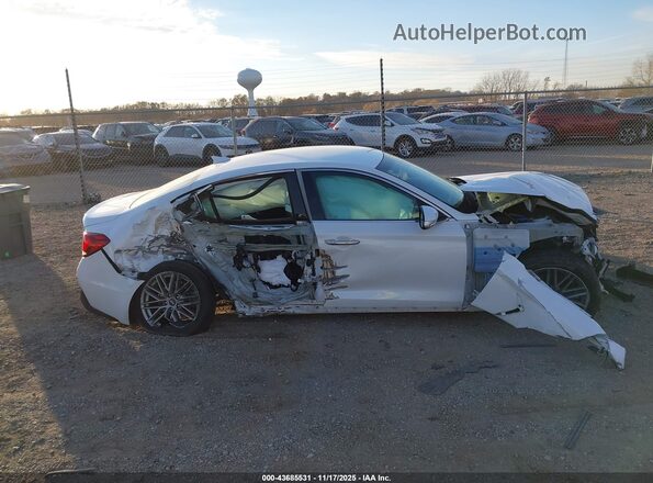 KMTG64LAXMU075698 2021 GENESIS G70 White Widok wnętrza z tyłu
