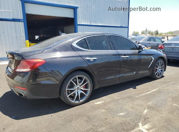 KMTG74LE1MU071734 2021 GENESIS G70 Black Trasero derecho