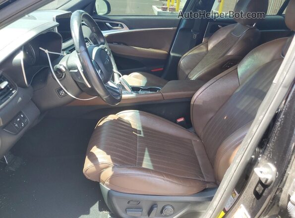 KMTG74LE1MU071734 2021 GENESIS G70 Black Vista interior delantera