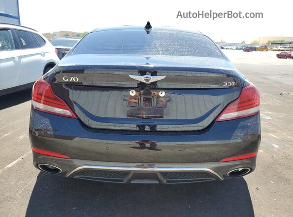 KMTG74LE1MU071734 2021 GENESIS G70 Black Vista trasera