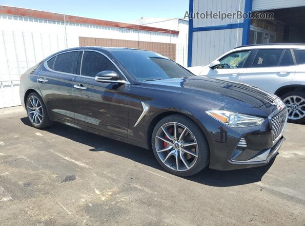 KMTG74LE1MU071734 2021 GENESIS G70 Black Delantero derecho