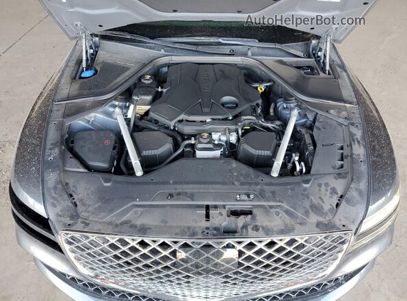 KMTGC4SD2MU047270 2021 GENESIS G80 Gray უკანა სალონის ხედი