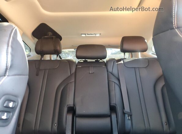 KMUHB4SB7MU040977 2021 GENESIS GV80 Black უკანა სავარძლების ხედი