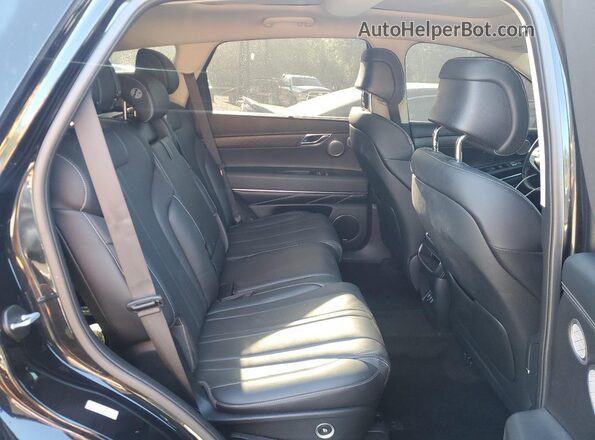 KMUHB4SB7MU040977 2021 GENESIS GV80 Black უკანა სალონის ხედი