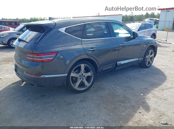 KMUHBDSB0NU091867 2022 GENESIS GV80 Gray Tył prawy