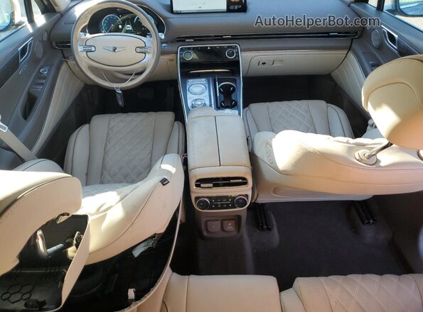 KMUHCESC1NU084325 2022 GENESIS GV80 Gray Առջևի վահանակի տեսք