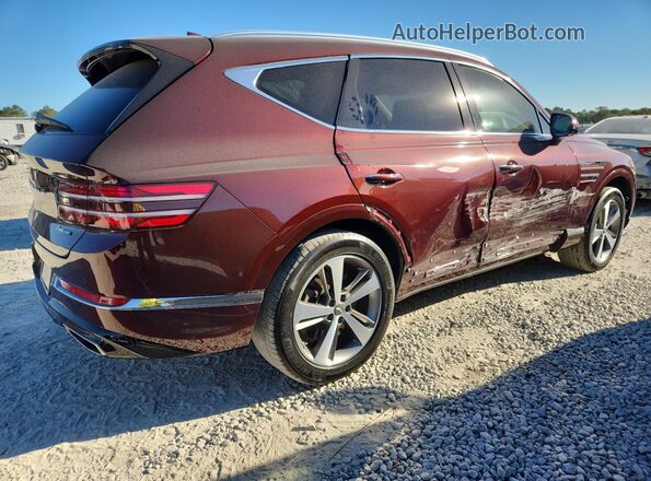 KMUHCESC3MU041507 2021 GENESIS GV80 Burgundy უკანა მარჯვენა