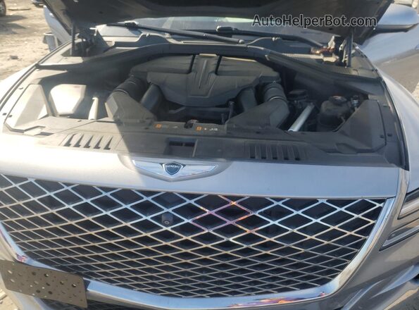 KMUHCESC3MU068464 2021 GENESIS GV80 Silver უკანა სალონის ხედი