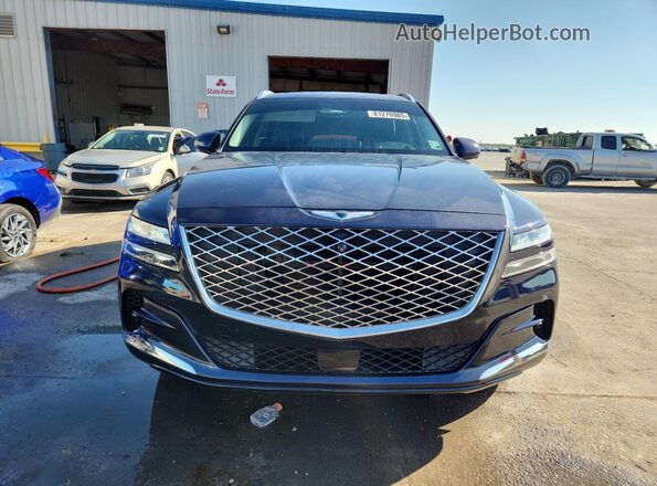 KMUHCESC5MU071365 2021 GENESIS GV80 Blue Դիմացի տեսք