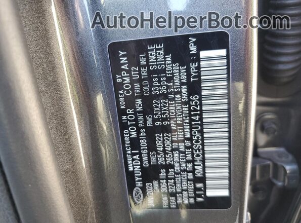 KMUHCESC5PU141256 2023 GENESIS GV80 Silver 