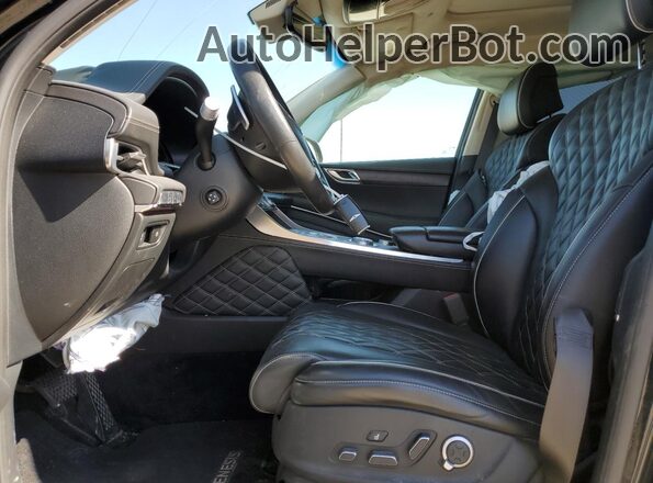 KMUHCESC6MU030727 2021 GENESIS GV80 Black წინა სალონის ხედი