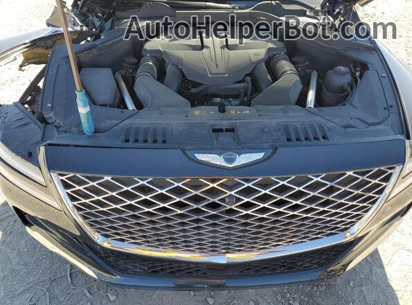 KMUHCESC6MU030727 2021 GENESIS GV80 Black ძრავის განყოფილების ხედი