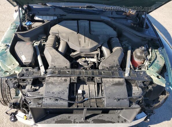 KMUHCESC6MU071858 2021 GENESIS GV80 Green Vista del compartimento del motor