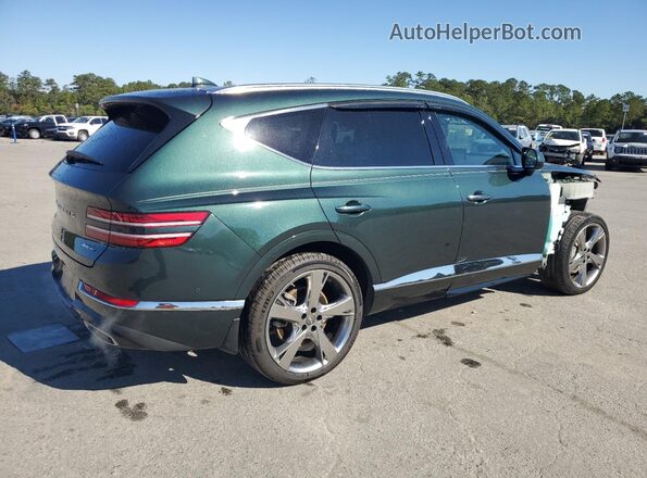 KMUHCESC6MU071858 2021 GENESIS GV80 Green Trasero derecho