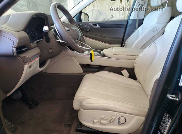 KMUHCESC8MU032088 2021 GENESIS GV80 Green წინა სალონის ხედი