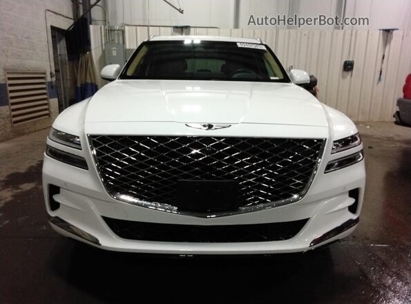 KMUHCESC9MU046324 2021 GENESIS GV80 White Vista frontal