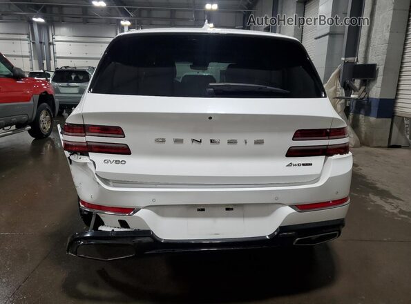 KMUHCESC9MU046324 2021 GENESIS GV80 White Vista trasera