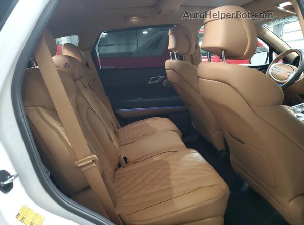 KMUHCESC9MU046324 2021 GENESIS GV80 White Vista interior trasera