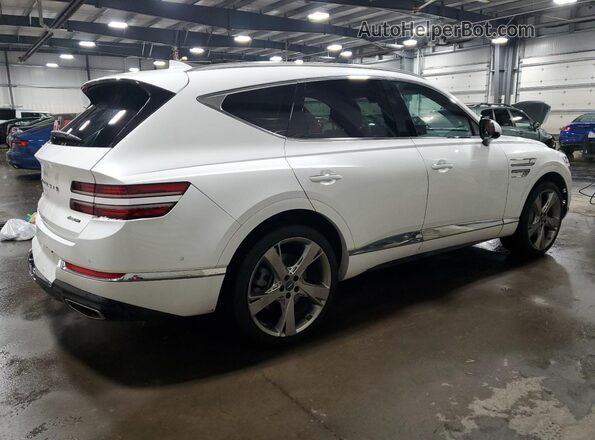 KMUHCESC9MU046324 2021 GENESIS GV80 White Trasero derecho