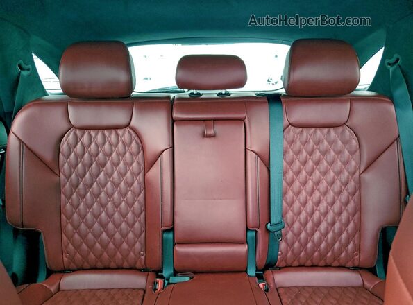 KMUMCDTC1NU012435 2022 GENESIS GV70 Blue Вид задніх сидінь