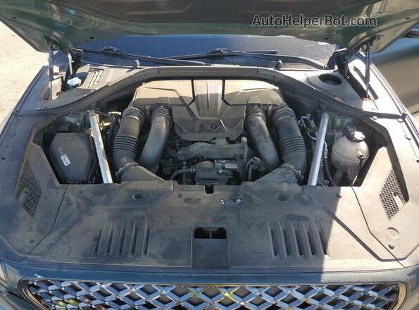 KMUMCDTC8NU034559 2022 GENESIS GV70 Green უკანა სალონის ხედი
