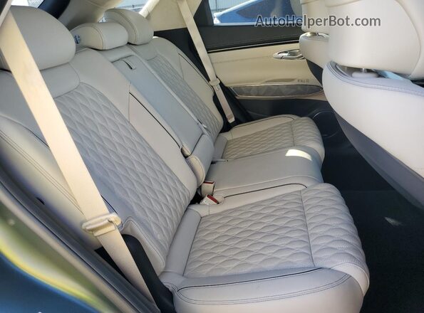 KMUMCDTC8NU034559 2022 GENESIS GV70 Green უკანა სავარძლების ხედი