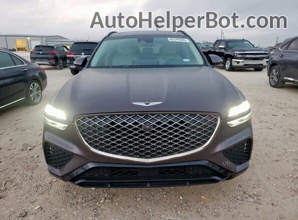 KMUMCDTC9PU114973 2023 GENESIS GV70 Purple Դիմացի տեսք