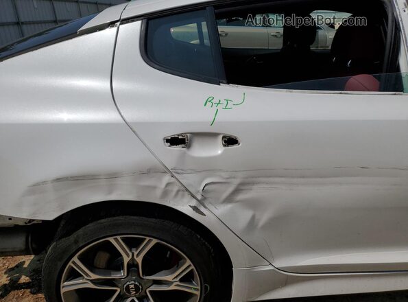 KNAE35LC3K6067222 2019 KIA STINGER Белый Вид задних сидений