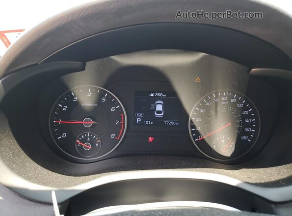 KNAE35LC3K6067222 2019 KIA STINGER Белый Вид щитка приборов