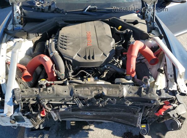 KNAE35LC6K6049653 2019 KIA STINGER Синий Вид задней части салона