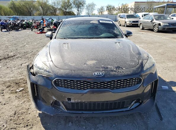 KNAE35LC8M6096072 2021 KIA STINGER Black Widok z przodu