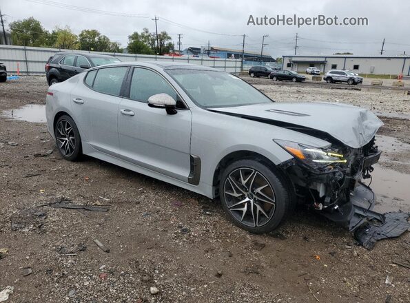 KNAE35LD0P6132978 2023 KIA STINGER Gray Front right