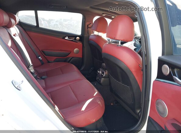 KNAE35LD1N6101400 2022 KIA STINGER White VIN sticker view