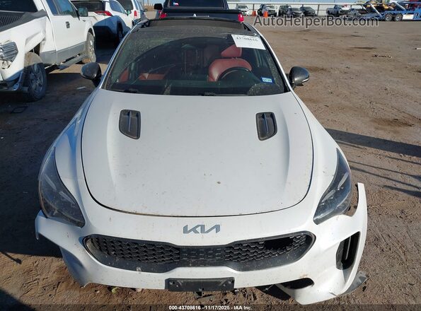 KNAE35LD1N6101400 2022 KIA STINGER White Rear interior view
