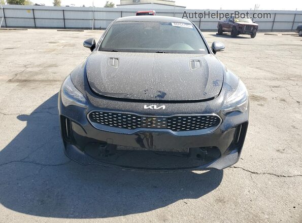 KNAE35LD1P6123528 2023 KIA STINGER Black Դիմացի տեսք