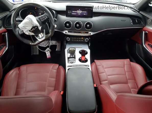 KNAE55LC3P6126741 2023 KIA STINGER Серый Вид панели приборов