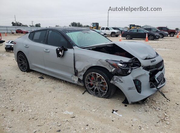 KNAE55LC3P6126741 2023 KIA STINGER Серый Передняя правая четверть