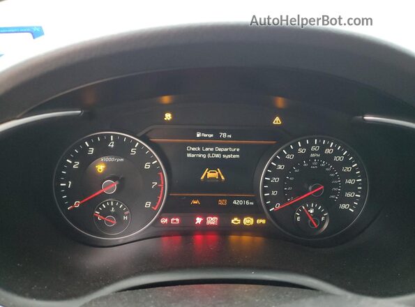 KNAE55LC3P6126741 2023 KIA STINGER Серый Вид щитка приборов