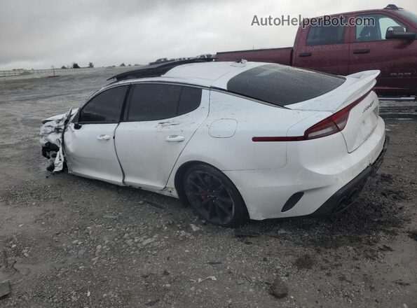 KNAE55LC4N6118340 2022 KIA STINGER White Trasero izquierdo