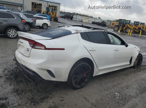 KNAE55LC4N6118340 2022 KIA STINGER White Trasero derecho