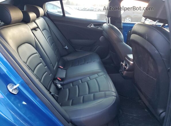 KNAE55LC6N6110109 2022 KIA STINGER Blue Widok tylnych siedzeń