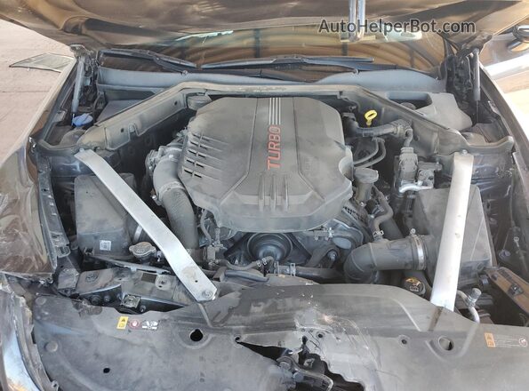 KNAE55LC6P6135966 2023 KIA STINGER Charcoal უკანა სალონის ხედი